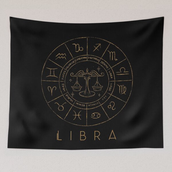 Item preview, LIBRA Sign Zodiac Symbol Esoteric Astrology Aesthetic designed and sold by NK Design Lab.
