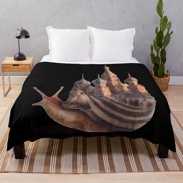 Item preview, The Snails Daydream Surreal Snail Castle Art designed and sold by qnvpewhwim55.