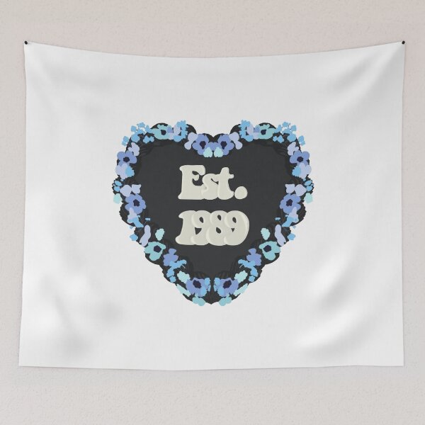 Item preview, Est. 1989 Love Heart Birthday Cake designed and sold by FreeOrca.