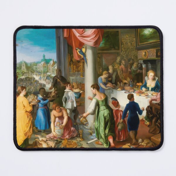 Item preview, Jan Brueghel the Elder Winter Feast Fine Art designed and sold by TheSoulOfArt.
