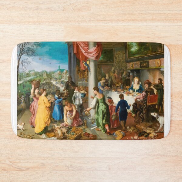 Item preview, Jan Brueghel the Elder Winter Feast Fine Art designed and sold by TheSoulOfArt.
