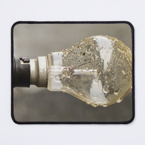 Item preview, Wet Light Bulb Close-Up With Water Droplets On Glass Filament In Vintage Socket designed and sold by Nmallia.