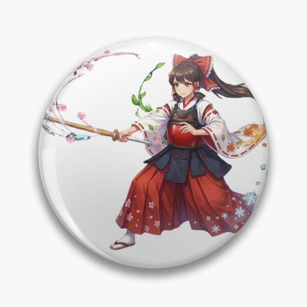 Item preview, Kendo Miko Controlling Four Seasons: Japan Anime Magic Art designed and sold by HappyCanvasArt.