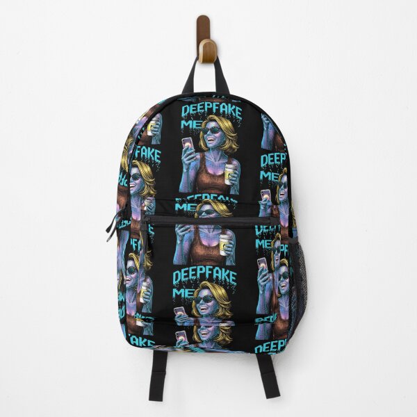 Item preview, Deepfake Me Funny Computer Wireframe Social Influencer Girl designed and sold by GrandeDuc.