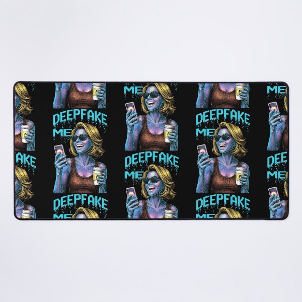 Item preview, Deepfake Me Funny Computer Wireframe Social Influencer Girl designed and sold by GrandeDuc.