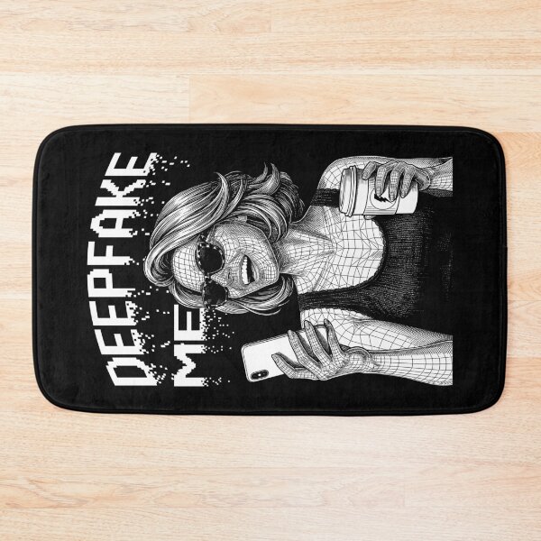 Item preview, Deepfake Me Funny Computer Wireframe Social Influencer Girl designed and sold by GrandeDuc.