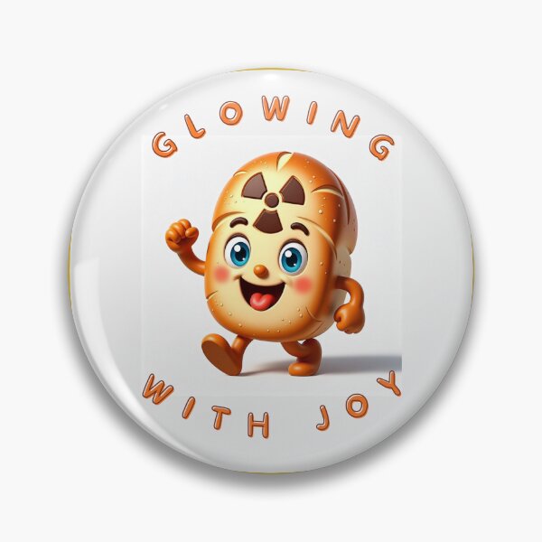Item preview, Cute Radioactive Bread Buddy – Whimsical Bakery Art designed and sold by NatalyArtStudio.