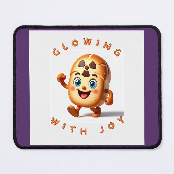 Item preview, Cute Radioactive Bread Buddy – Whimsical Bakery Art designed and sold by NatalyArtStudio.