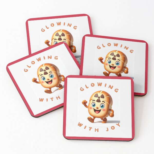 Item preview, Cute Radioactive Bread Buddy – Whimsical Bakery Art designed and sold by NatalyArtStudio.