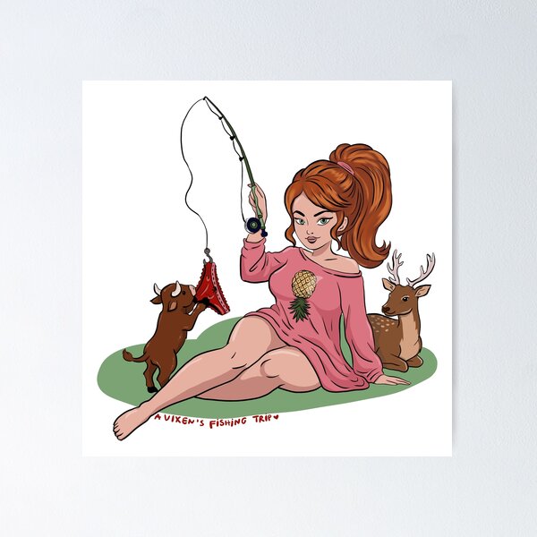 Item preview, A Vixen's Fishing Trip designed and sold by RbPanos.