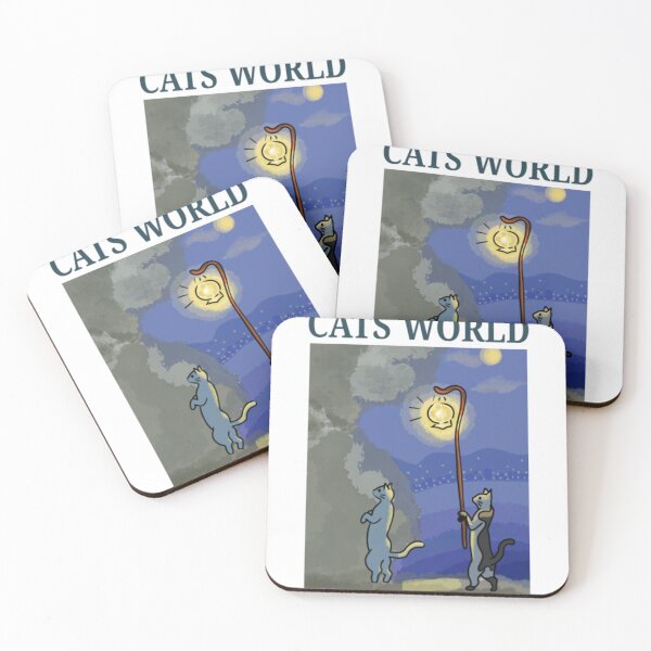 Item preview, Cats World Magical Night Lantern Feline Art designed and sold by NekoleDARA.