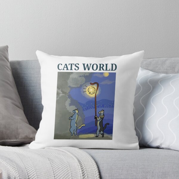 Item preview, Cats World Magical Night Lantern Feline Art designed and sold by NekoleDARA.