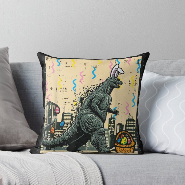 Item preview, Funny Easter Bunny Godzilla Monster Egg Hunt Vintage Shirt designed and sold by KrystinaGiGi.