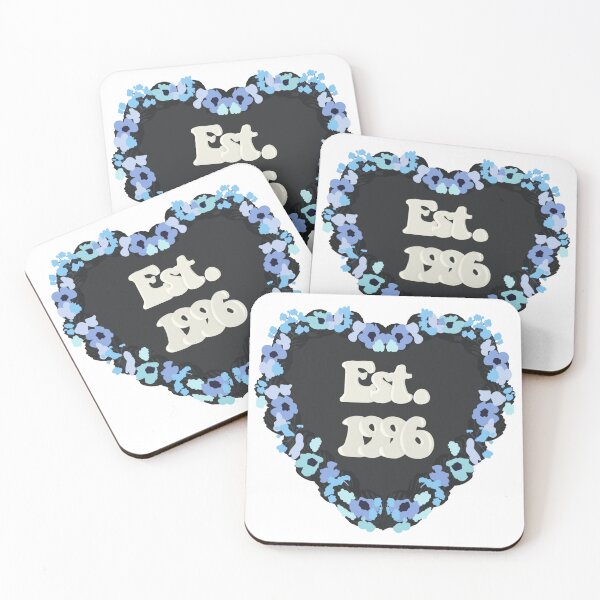 Item preview, Est. 1996 Love Heart Birthday Cake designed and sold by FreeOrca.