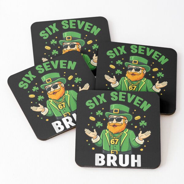 Item preview, Six Seven Bruh Funny 67th Birthday Leprechaun Shirt designed and sold by KrystinaGiGi.