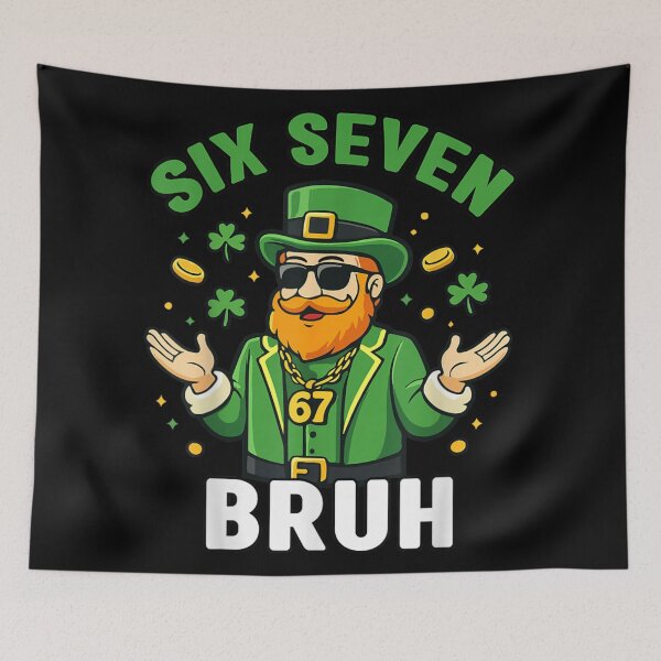Item preview, Six Seven Bruh Funny 67th Birthday Leprechaun Shirt designed and sold by KrystinaGiGi.
