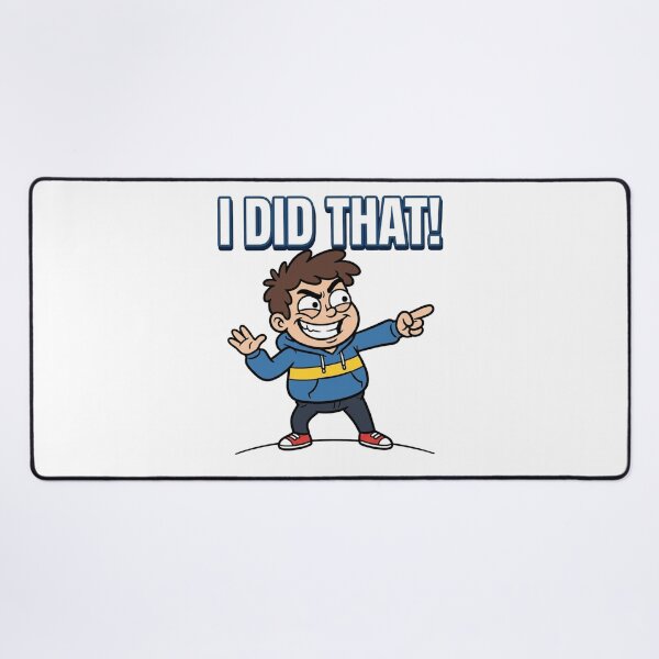 Item preview, I Did That! Funny Pointing Meme Cartoon designed and sold by Shopex10.