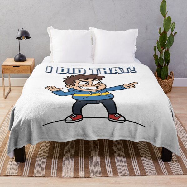 Item preview, I Did That! Funny Pointing Meme Cartoon designed and sold by Shopex10.