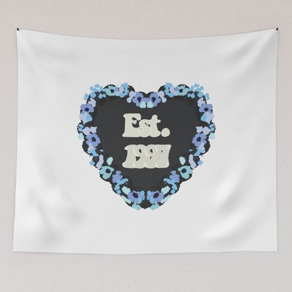 Item preview, Est. 1997 Love Heart Birthday Cake designed and sold by FreeOrca.