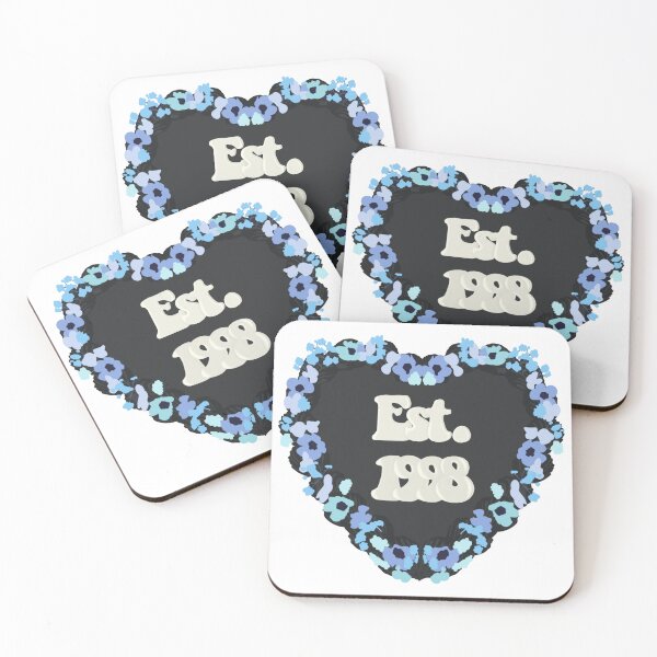 Item preview, Est. 1998 Love Heart Birthday Cake designed and sold by FreeOrca.