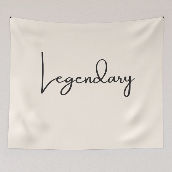 Item preview, Legendary – Minimal Typography Statement Design designed and sold by KleanGirlAesthetics.