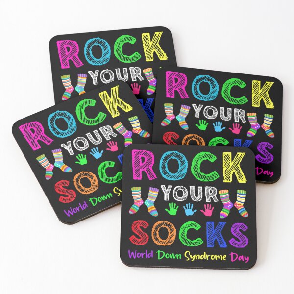 Item preview, Rock Your Socks World Down Syndrome Day Awareness Shirt designed and sold by KrystinaGiGi.