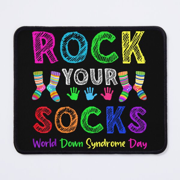 Item preview, Rock Your Socks World Down Syndrome Day Awareness Shirt designed and sold by KrystinaGiGi.