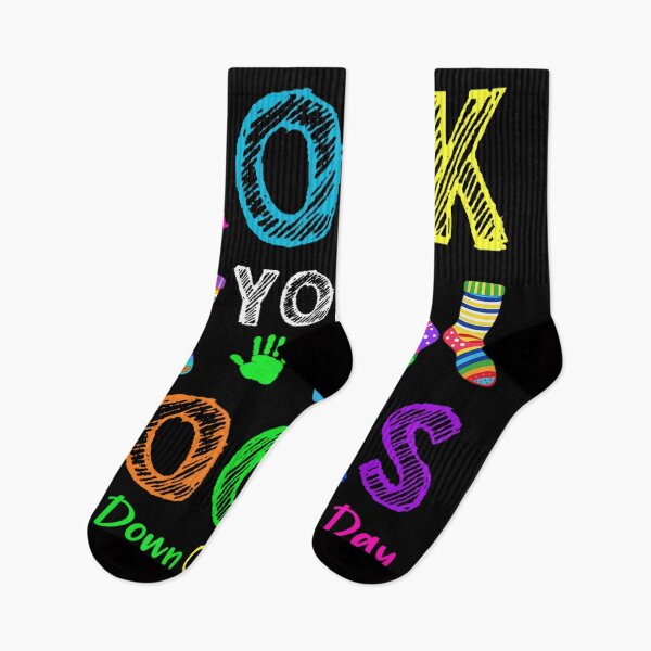 Item preview, Rock Your Socks World Down Syndrome Day Awareness Shirt designed and sold by KrystinaGiGi.