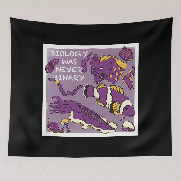 Item preview, Nonbinary Pride Animals Biology Inclusive Art designed and sold by pmthjvoo74.