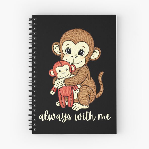 Item preview, Team Punch Cute Monkey Always With Me Design designed and sold by MotivaChic.