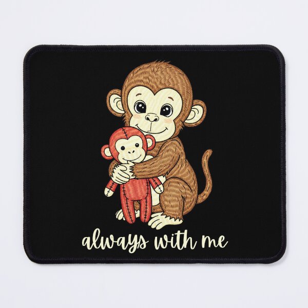 Item preview, Team Punch Cute Monkey Always With Me Design designed and sold by MotivaChic.