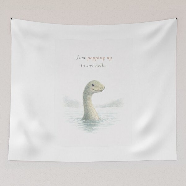 Item preview, Paranormal Pals: L'il Nessie – Just Popping Up to Say Hello designed and sold by Haunted House of Cards.