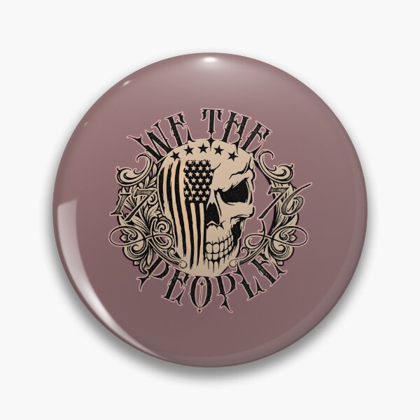 Item preview, Vintage We The People 1776 American Skull designed and sold by MarCinu Art.