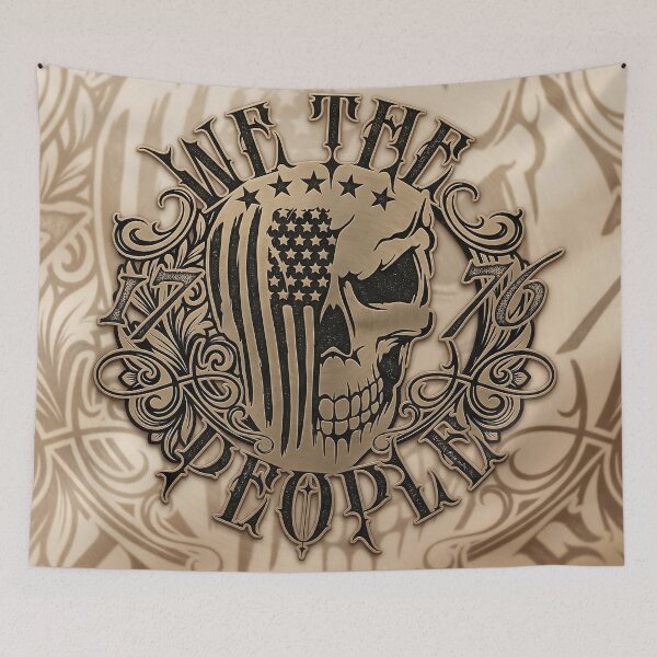 Item preview, Vintage We The People 1776 American Skull designed and sold by MarCinu Art.