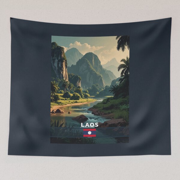 Item preview, Laos Travel  designed and sold by Thistle-TShop.