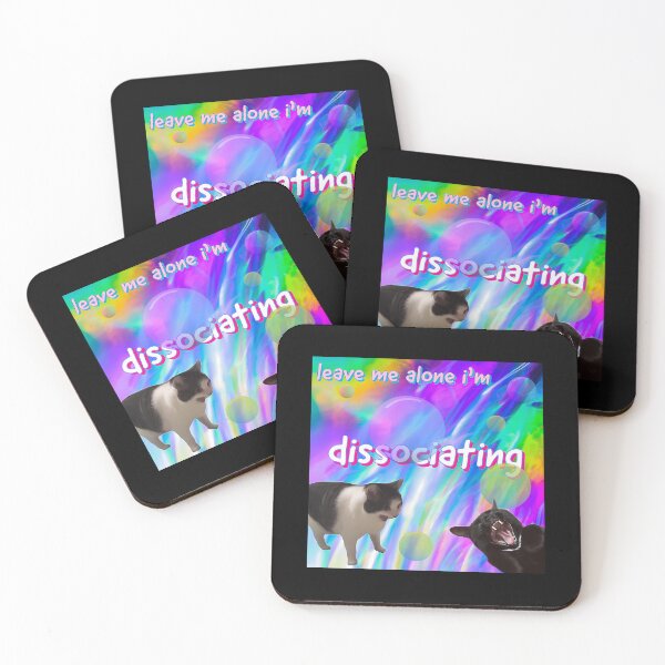 Item preview, Leave Me Alone Im Dissociating Funny Cat Meme designed and sold by pmthjvoo74.