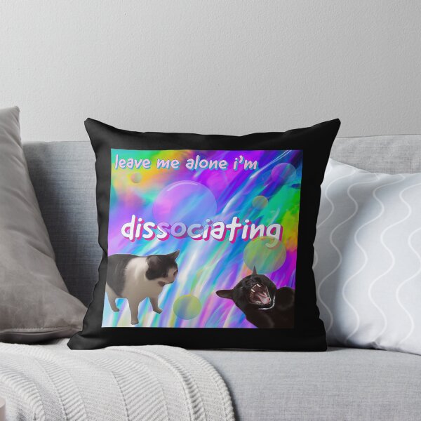 Item preview, Leave Me Alone Im Dissociating Funny Cat Meme designed and sold by pmthjvoo74.