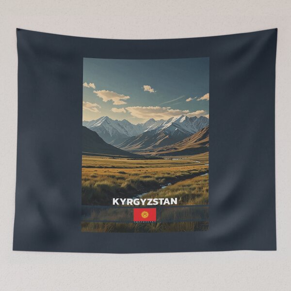 Item preview, Kyrgyzstan Travel  designed and sold by Thistle-TShop.