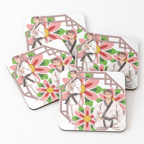 Item preview, Taekwondo Master and Hibiscus Flowers - Korean Martial Arts designed and sold by Kanniax.