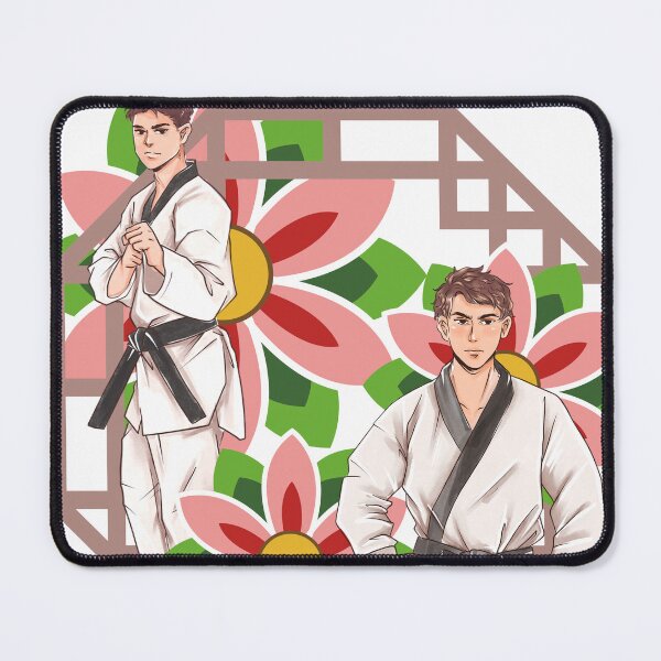 Item preview, Taekwondo Master and Hibiscus Flowers - Korean Martial Arts designed and sold by Kanniax.