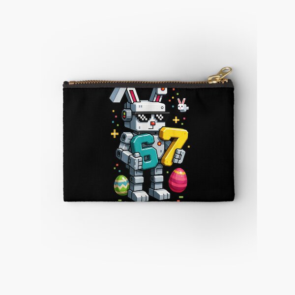 Item preview, Funny 67th Birthday Easter Robot Bunny Retro Gamer Shirt designed and sold by Daisy Grimes.