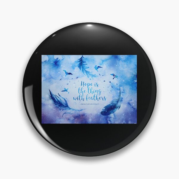 Item preview, Hope Is The Thing With Feathers Poetry Art designed and sold by pmthjvoo74.