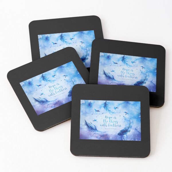 Item preview, Hope Is The Thing With Feathers Poetry Art designed and sold by pmthjvoo74.