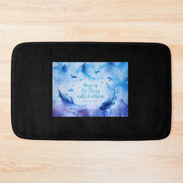 Item preview, Hope Is The Thing With Feathers Poetry Art designed and sold by pmthjvoo74.