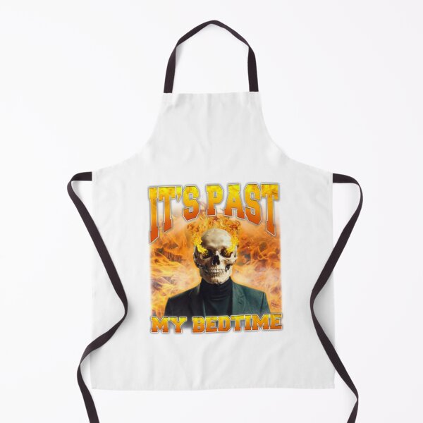 Item preview, It's Past My Bedtime Flaming Skull Funny Dark Humor designed and sold by NekoleDARA.