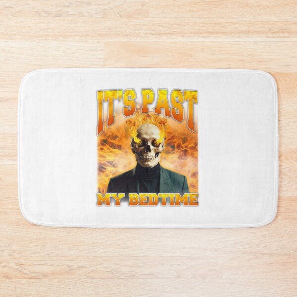 Item preview, It's Past My Bedtime Flaming Skull Funny Dark Humor designed and sold by NekoleDARA.
