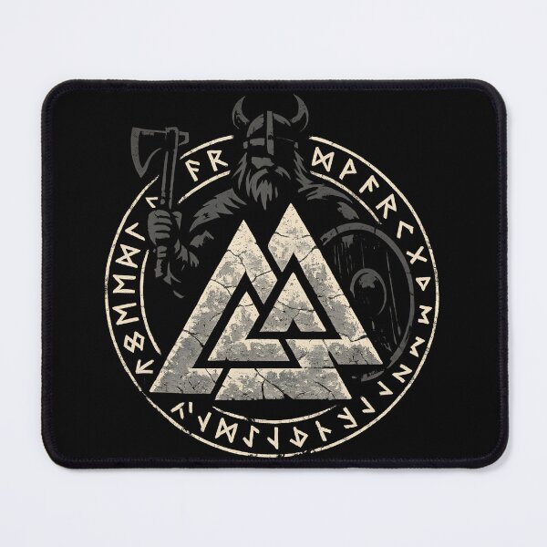 Item preview, Valknut Viking Warrior T-Shirt – Norse Mythology Symbol, Nordic Runes Circle, Odin Warrior Design designed and sold by R3XFORGE.