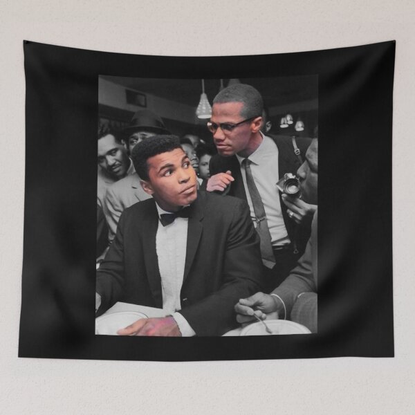 Item preview, Malcom X &amp; Muhammad Ali  designed and sold by samsaya77.