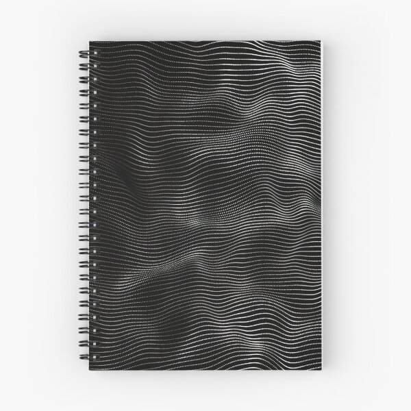 Item preview, Abstract Black Wave Lines Pattern Minimalist Optical Texture designed and sold by Peac7e.