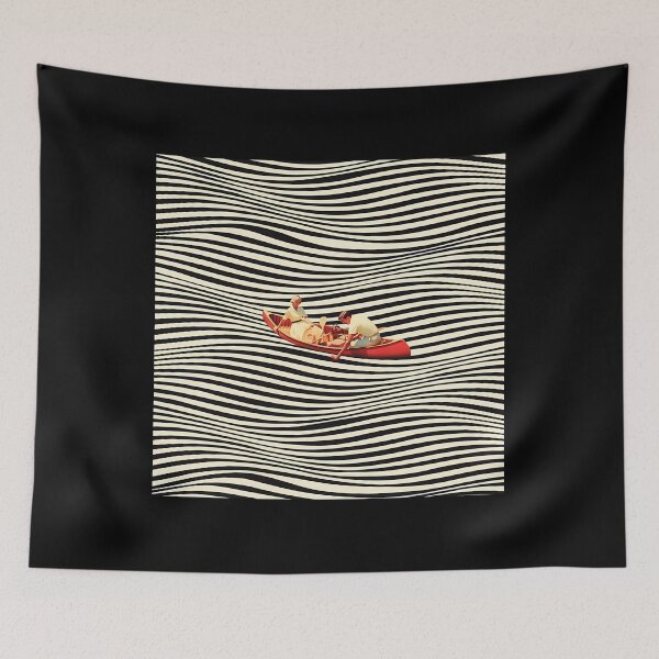 Item preview, Surreal Boat Ride Abstract Optical Illusion Art designed and sold by pmthjvoo74.